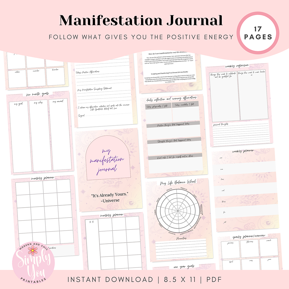 Shop: Simply You Printable - Planner Boss Collective